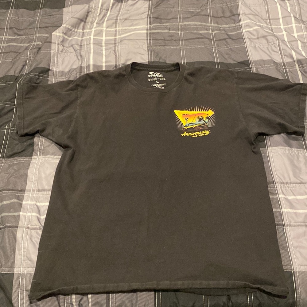 In n out burger 70th anniversary tee size large